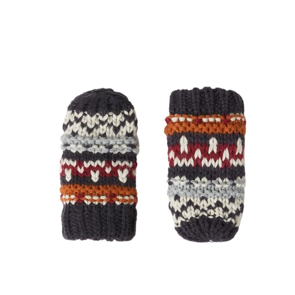 Zara Kids Mittens - Black, Red, Orange, White mitts gloves - Picture 1 of 2